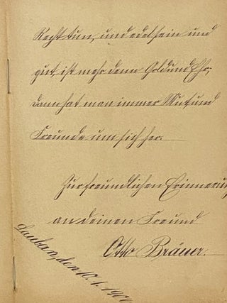 Poesie [Edwardian Era Manuscript Volume of Verse in German]