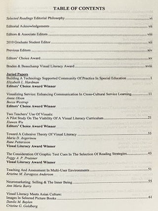 Critically Engaging the Digital Learner in Visual Worlds and Virtual Environments: Selected Readings of the International Visual Literacy Association