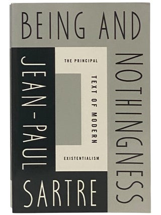 Item #2349824 Being and Nothingness: A Essay in Phenomenological Ontology. Jean-Paul Sartre,...