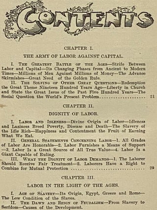 Capital and Labor