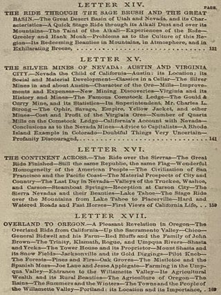 Across the Continent: A Summer's Journey to the Rocky Mountains, the Mormons, and the Pacific States, with Speaker Colfax.