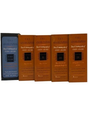 Item #2351492 The Adams Papers: Diary & Autobiography of John Adams, in Four Volumes: Diary 1755-1770; Diary 1771-1781; Diary 1782-1804 and Autobiography through 1776; Autobiography 1777-1780 and Index (TAP 1-4). John Adams, L. H. Butterfield, Leonard C. Faber, Wendell D. Garrett.