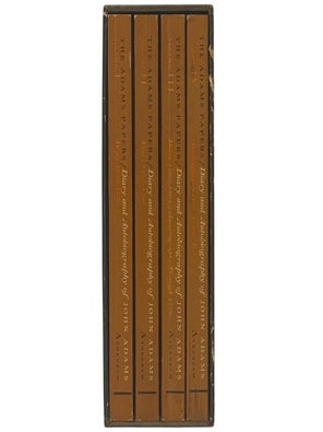 The Adams Papers: Diary & Autobiography of John Adams, in Four Volumes: Diary 1755-1770; Diary 1771-1781; Diary 1782-1804 and Autobiography through 1776; Autobiography 1777-1780 and Index (TAP 1-4)