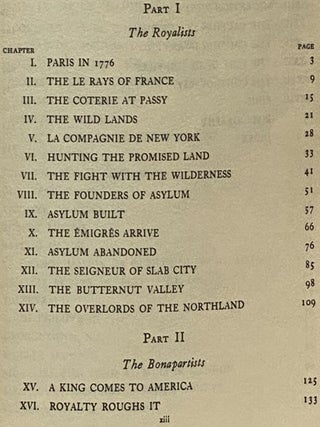 Emigres in the Wilderness