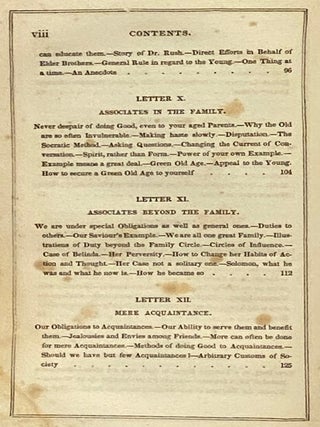 Letters to a Sister; or Woman's Mission. to Accompany the Letters to Young Men. (Alcott's New Series.)