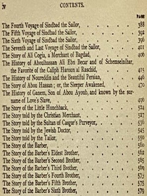 The Arabian Nights' Entertainments; or, The Thousand and One Nights