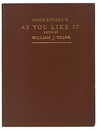 Item #2352490 Shakespeare's Comedy of As You Like It (English Classics Series). William...