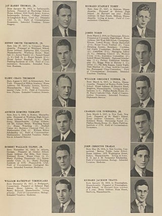 Harvard Class Album Volume 50, 1939