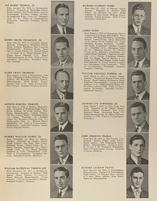Harvard Class Album Volume 50, 1939