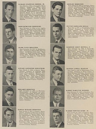 Harvard Class Album Volume 50, 1939