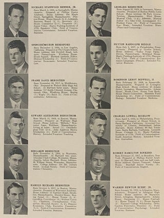 Harvard Class Album Volume 50, 1939