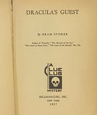 Dracula's Guest: A Clue Club Mystery