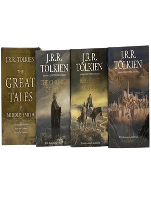Item #2352659 The Great Tales of Middle-Earth: The Children of Hurin; Beren and Luthien; The Fall of Gondolin. J. R R. Tolkien, Christopher Tolkien.