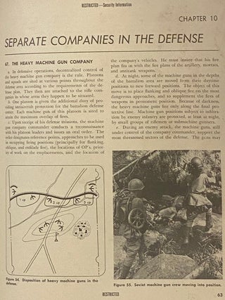 Handbook on Soviet Tactics: The Rifle Regiment Department of the Army ...