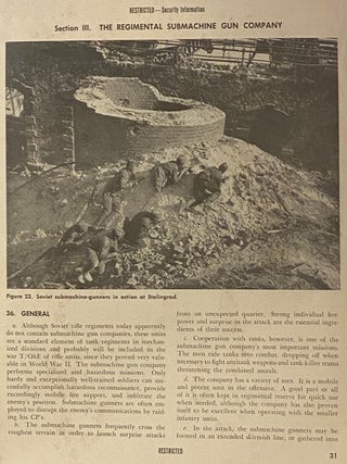 Handbook on Soviet Tactics: The Rifle Regiment Department of the Army ...