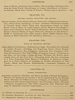 The American Beaver and His Works.