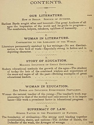 The World's Progress as Wrought by Men and Women in Art, Literature, Education, Philanthropy, Reform, Inventions, Business and Professional Life.