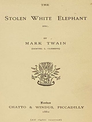 The Stolen White Elephant, Etc.