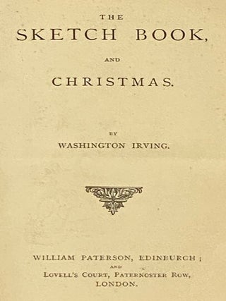 The Sketch Book, and Christmas.