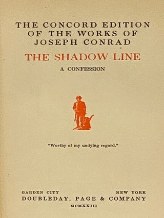 The Shadow Line: A Confession (The Concord Edition of the Works of Joseph Conrad)