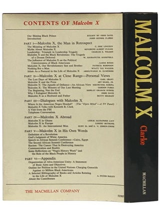 Malcolm X: The Man and His Times