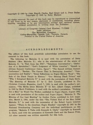 Malcolm X: The Man and His Times