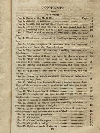 The Doctrines and Discipline of the Methodist Episcopal Church