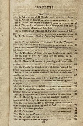 The Doctrines and Discipline of the Methodist Episcopal Church