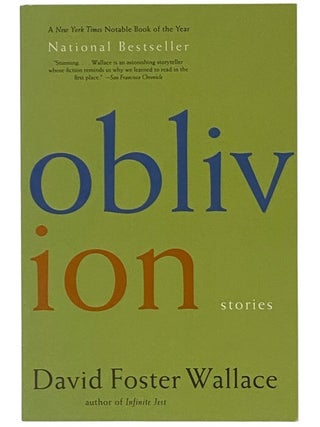 Item #2354269 Oblivion: Stories. David Foster Wallace