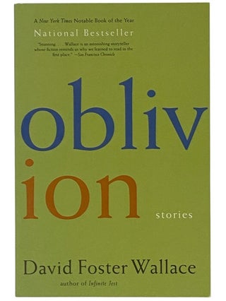 Item #2354269 Oblivion: Stories. David Foster Wallace