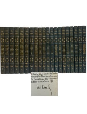 Item #2354285 The Complete Writings of Elbert Hubbard, Author's Edition, in Twenty Volumes [20 Vols., Signed Limited Ed.]. Elbert Hubbard.