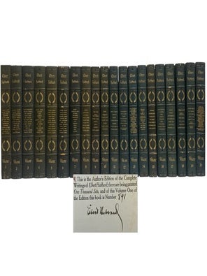 The Complete Writings of Elbert Hubbard, Author's Edition, in Twenty Volumes [20 Vols.,...