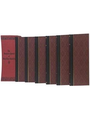 Item #2354483 The Complete Novels of Mrs Ann Radcliffe, in Six Volumes: The Castles of Athlin and Dunbayne: A Highland Story; A Sicilian Romance; The Romance of the Forest; The Mysteries of Udolpho: A Romance; The Italian; or, The Confessional of the Black Penitents; Gaston de Blondeville; or, The Court of Henry the Third Keeping Festival in Arden (The Folio Society). Ann Radcliffe, Devendra P. Varma.