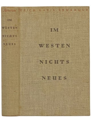 Im Westen Nichts Neues [All Quiet on the Western Front]