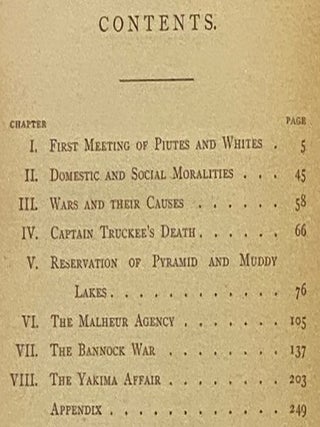 Life Among the Piutes: Their Wrongs and Claims.