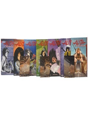 Battle Angel Alita: Deluxe Edition Series Box Set - Volumes 1-6, Plus Holy Night & Other Stories, Promotional Poster and Cards