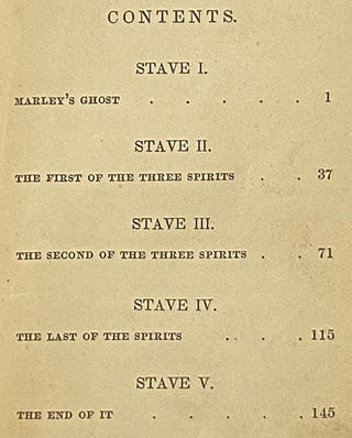 A Christmas Carol. in Prose. Being a Ghost Story of Christmas.
