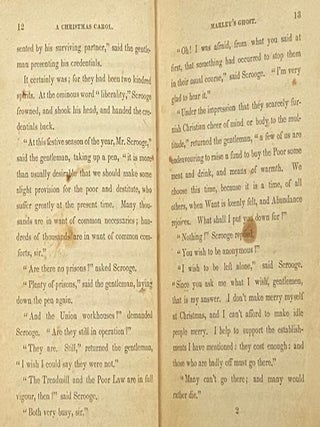 A Christmas Carol. in Prose. Being a Ghost Story of Christmas.