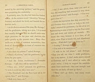 A Christmas Carol. in Prose. Being a Ghost Story of Christmas.